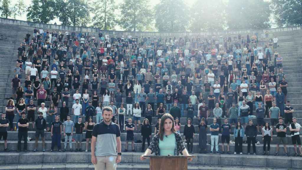 Miembros de GKS en un acto celebrado en San Sebastián