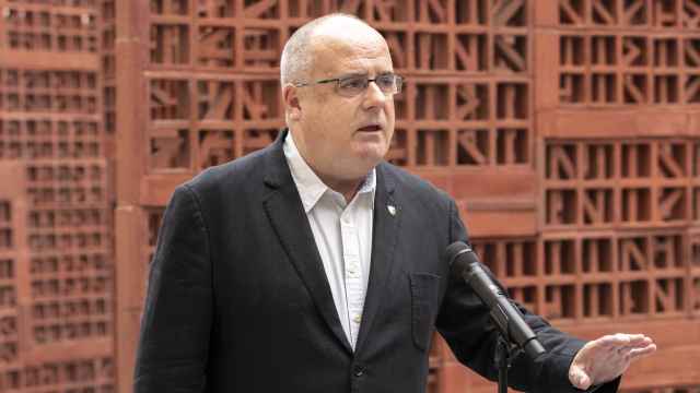 El presidente del PNV en Guipuzkoa, Joseba Egibar, en el Parlamento vasco / David Agular - EFE