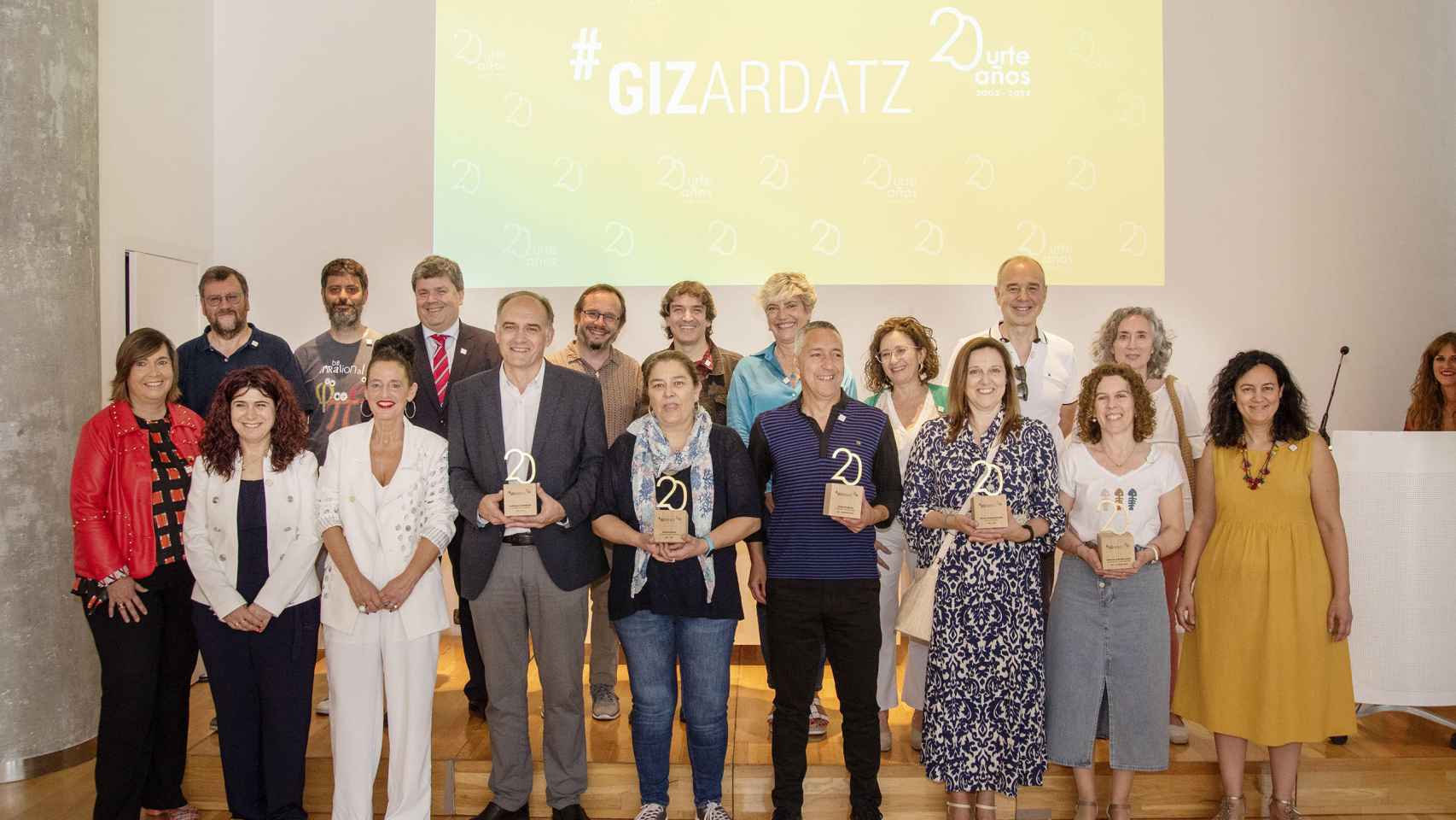 Gizardatz ha celebrado su 20 aniversario en el Palacio Euskalduna / CV