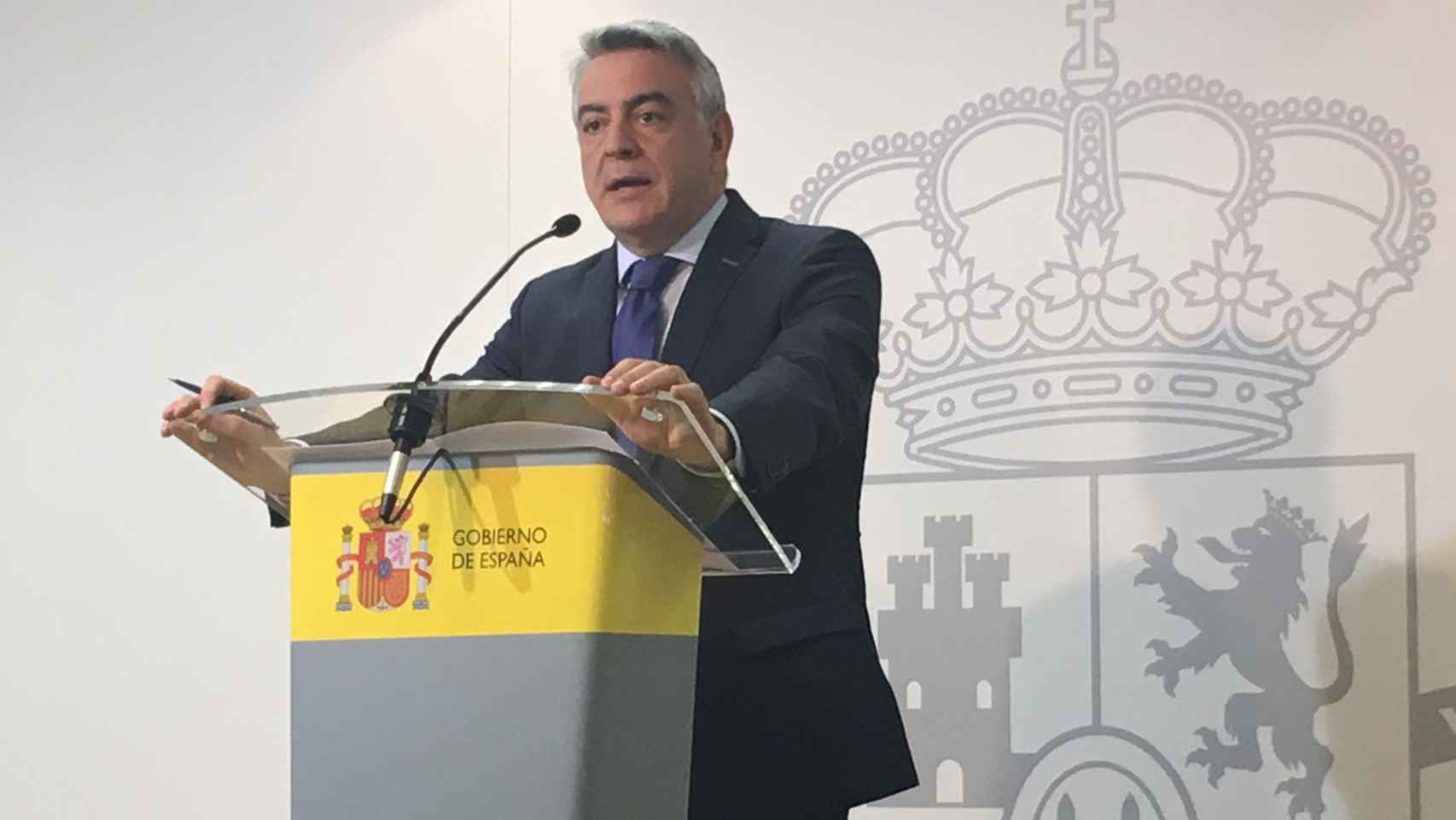 Javier de Andrés durante su etapa como delegado del Gobierno en Euskadi