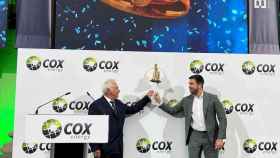 Alberto Zardoya, accionista de Cox Energy, y Enrique Riquelme, presidente