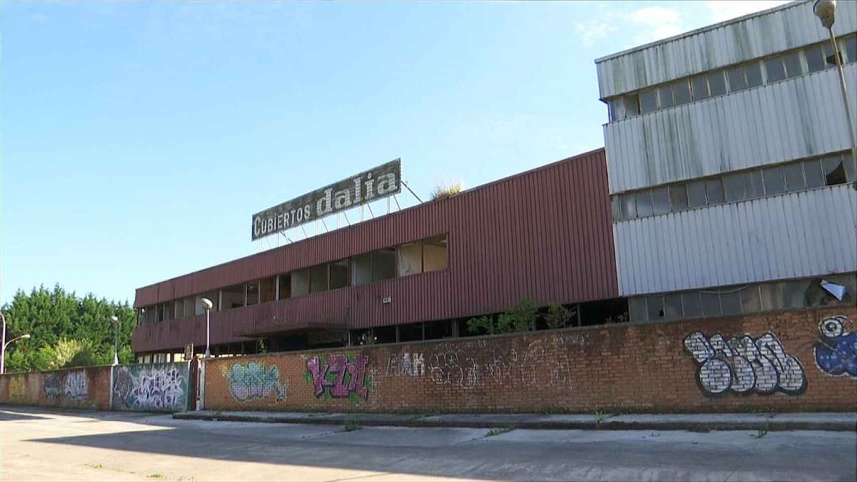 Antigua fábrica Dalia en Gernika, donde se ubicaría la otra sede del nuevo Guggenheim.
