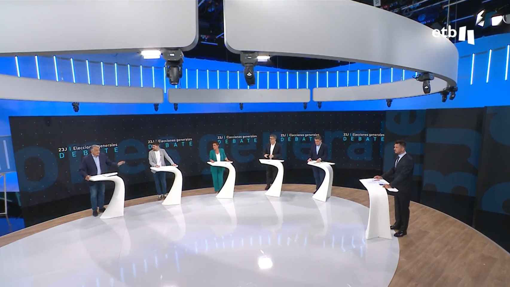 Imagen del debate realizado en ETB2
