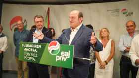 Andoni Ortuzar y  Aitor Esteban comparecen para hacer balance de los resultados electorales del 23-J / PNV