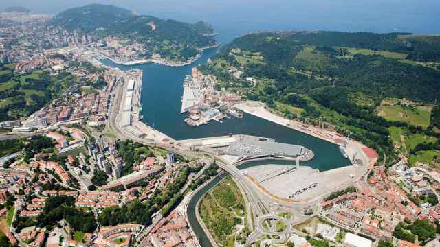 Vista aérea del Puerto de Pasaia.