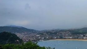 Vistas desde el parque de atracciones de Euskadi. TikTok de @lamaletadeshandra.