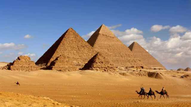 Pirámides de Giza, en Egipto.