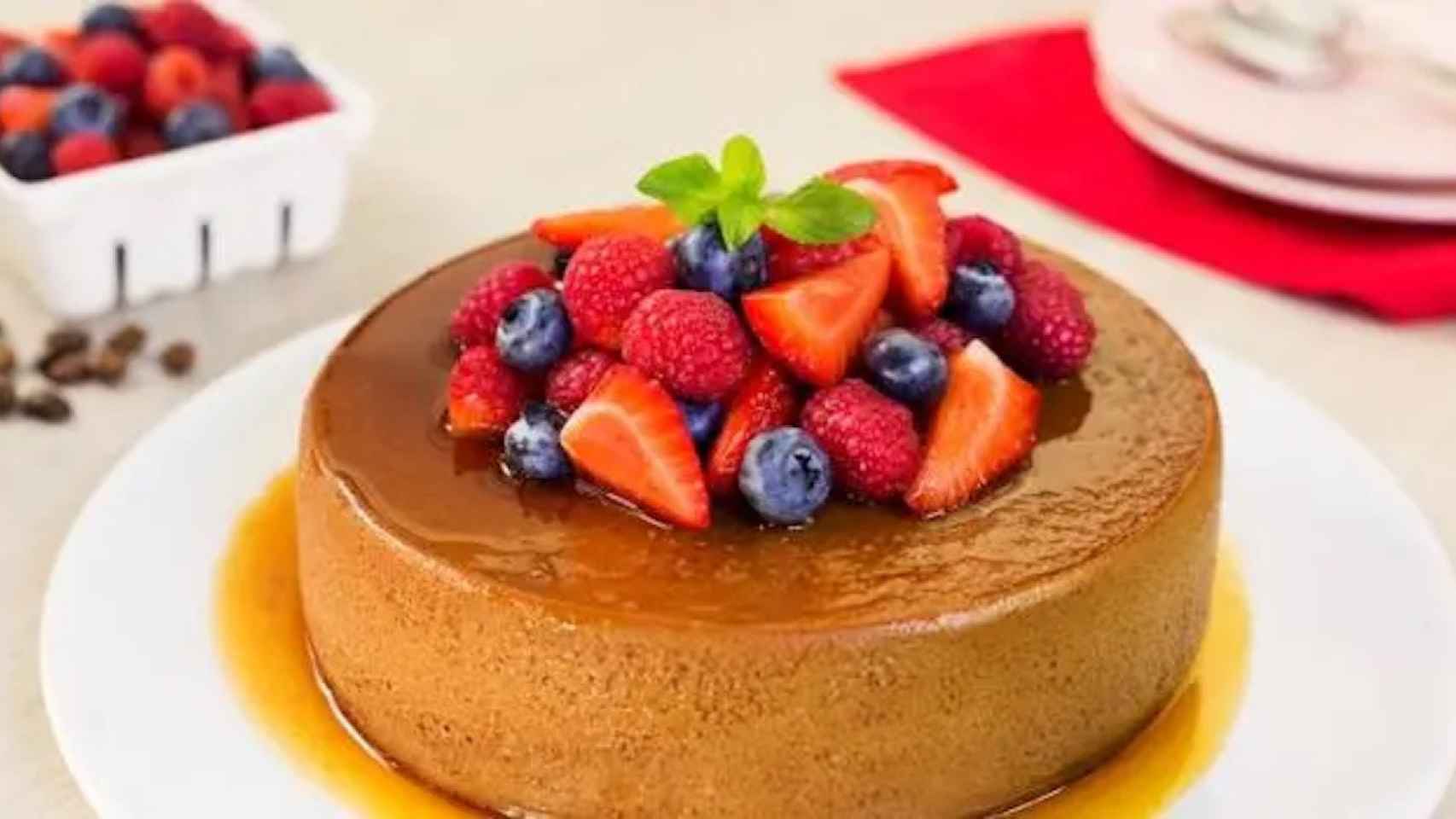 Flan de café