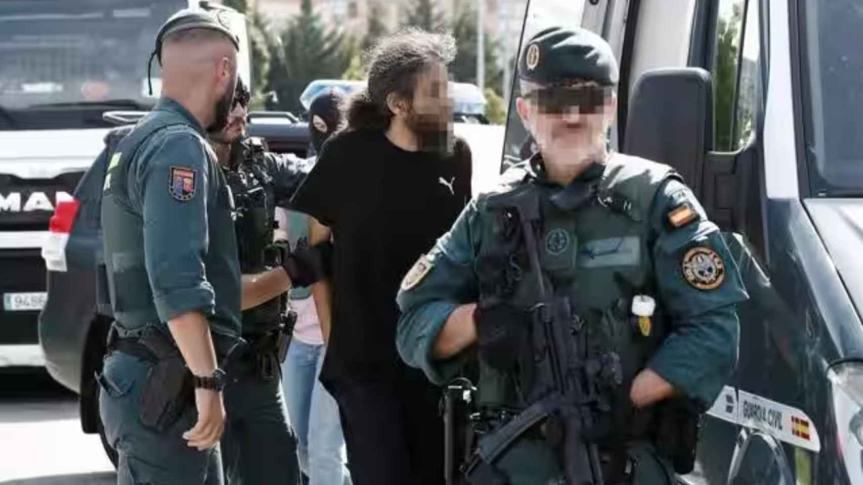 Imagen del yihadista huido durante su detención en 2016 / Europa Press