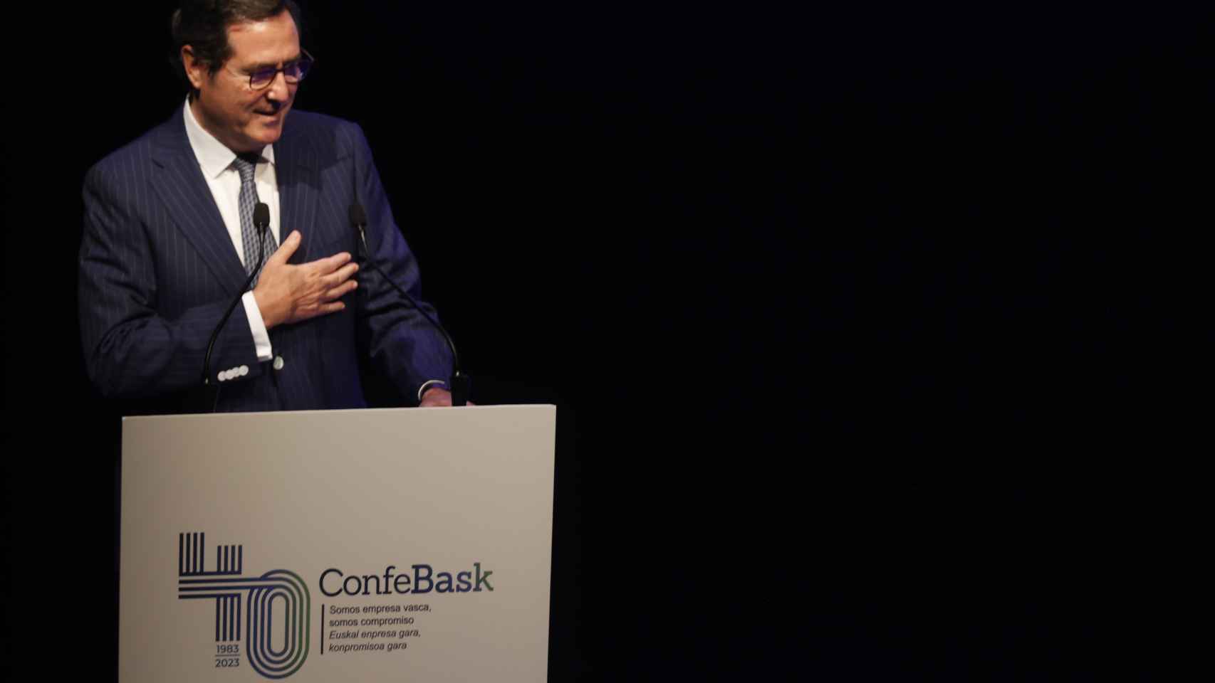 El presidente de CEOE, Antonio Garamendi / EFE