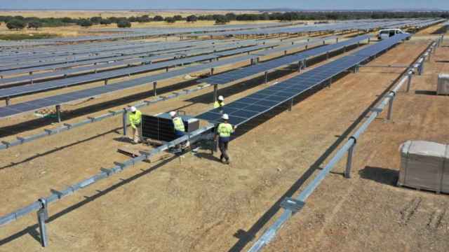 Iberdrola ultima su planta fotovoltaica en Salamanca.