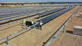 Iberdrola ultima su planta fotovoltaica en Salamanca.