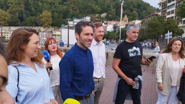 Borja Sémper este sábado en San Sebastián.