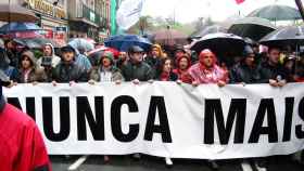 Manifestación en Galicia tras el desastre del Prestige / X Plataforma Nunca Máis
