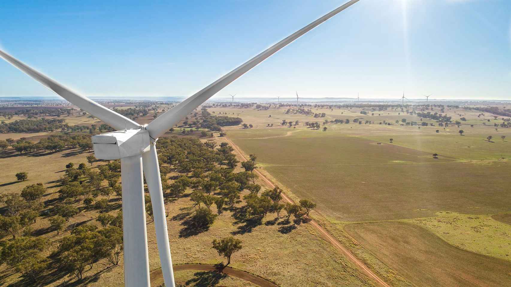Parque eólico Bodangora de Iberdrola en Australia.