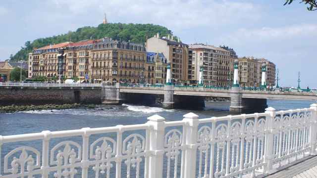 La ciudad de Donostia, en Gipuzkoa.