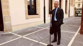 El lehendakari, Iñigo Urkullu, en una comparecencia frente al Parlamento Vasco / Europa Press