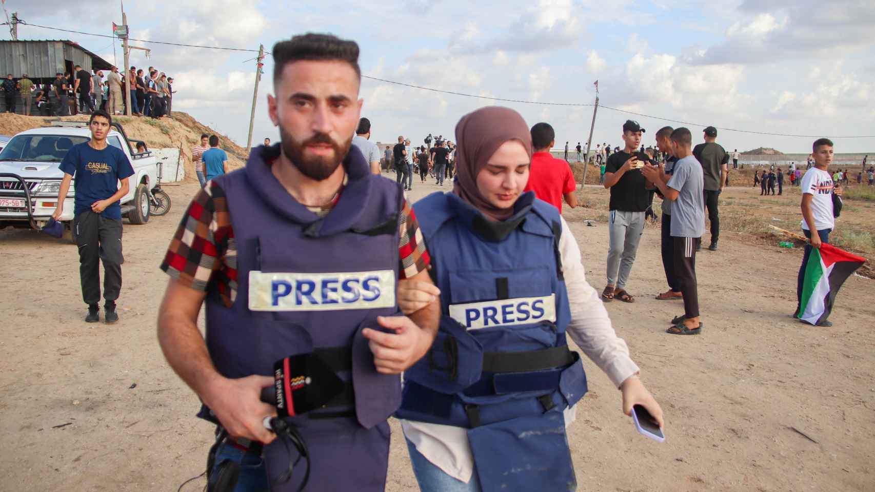 Periodistas en Palestina / EUROPA PRESS