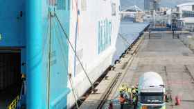 Primera carga de gas natural licuado en un barco de pasajeros / PORT DE BARCELONA