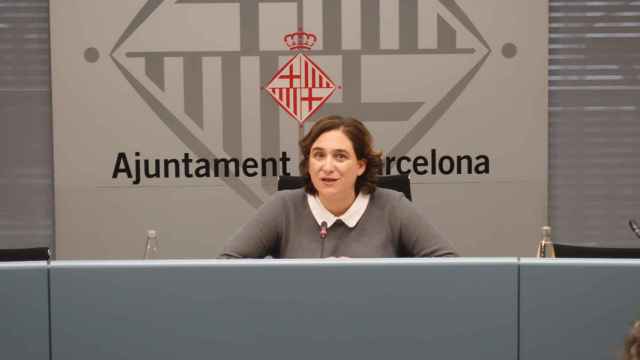 Ada Colau en la comparecencia ante los medios de comunicación / METRÓPOLI ABIERTA
