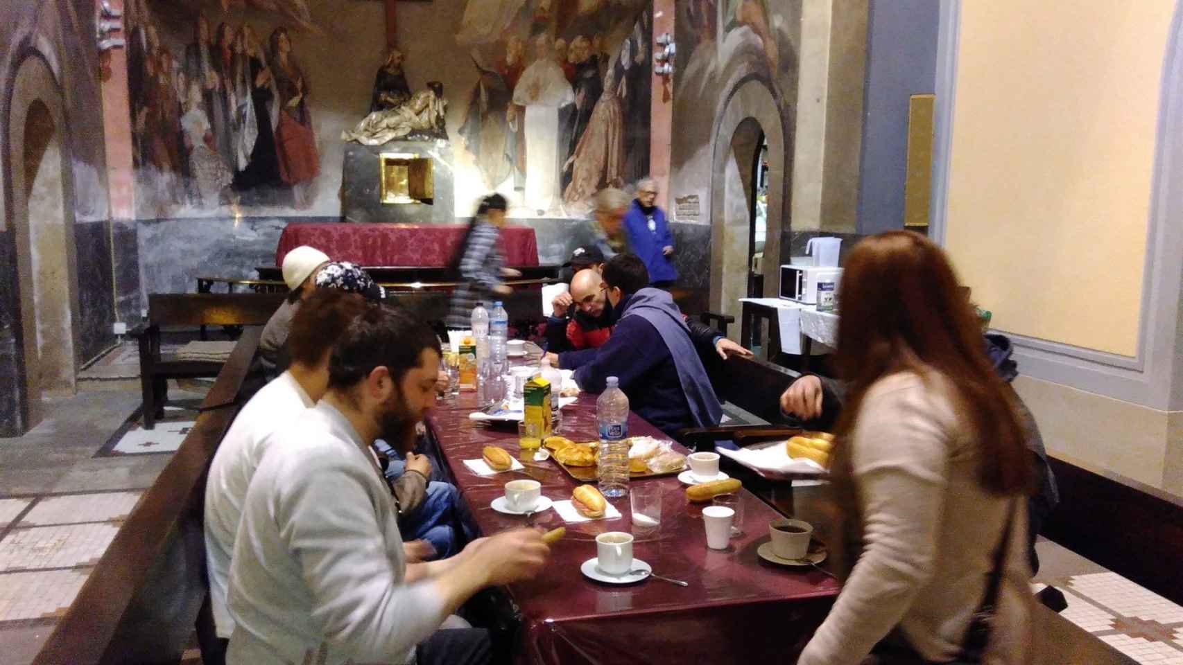 Cena en la iglesia de Santa Ana / EUROPA PRESS