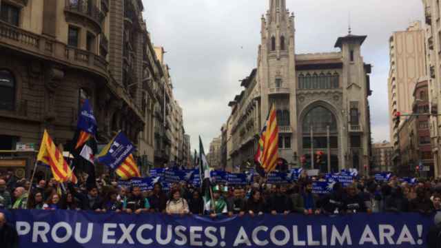 La marcha 'Volem acollir' / 'Casa nostra, casa vostra'