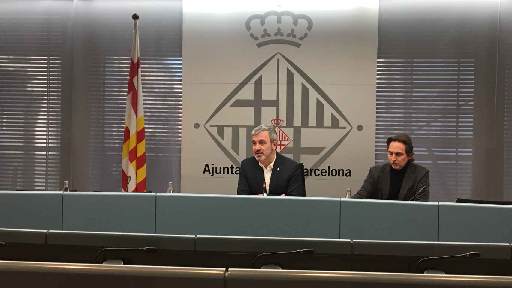 Jaume Collboni en rueda de prensa / DGM
