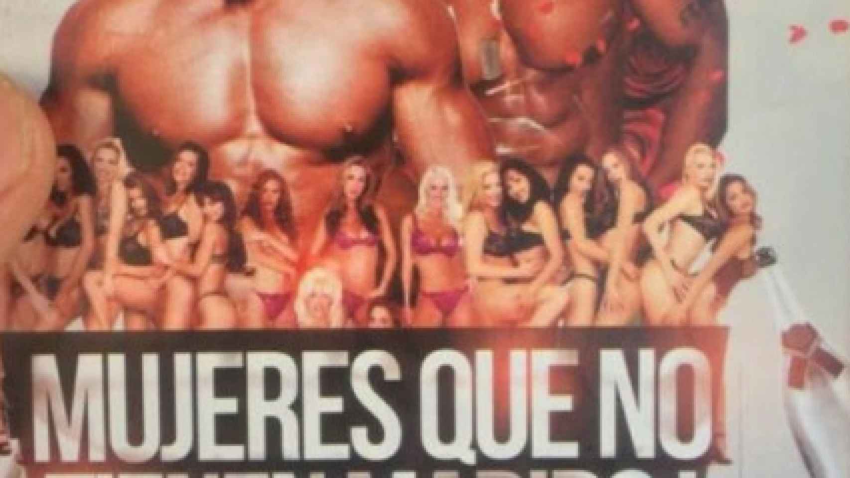 El cartel del Bailódromo Caña Dulce donde se ofrecen 100€ a las mujeres que no lleven bragas