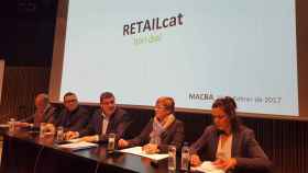 La junta directiva de RetailCat durante su presentación / EUROPA PRESS
