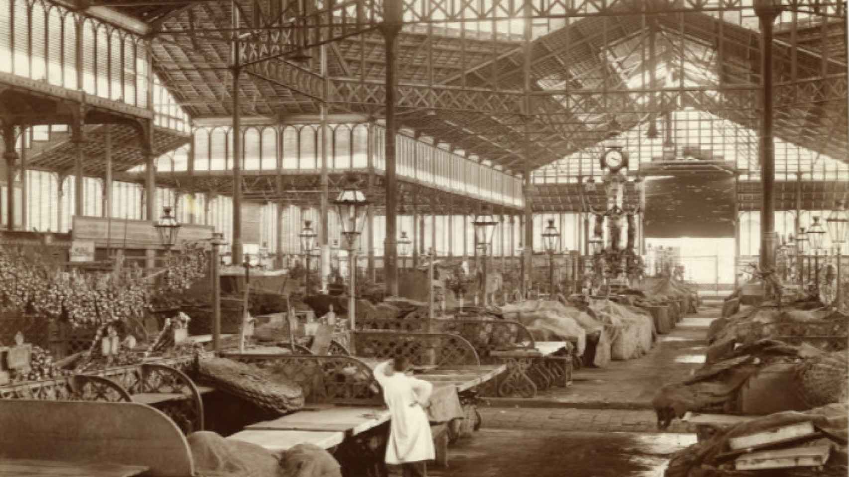 El antiguo mercado del Born / Archivo histórico del Ayuntamiento de Barcelona