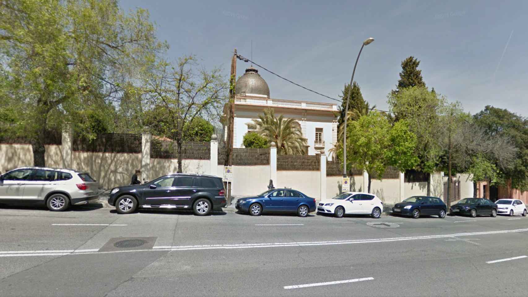 La Avenida Pearson, en el barrio de Pedralbes. / Google Maps