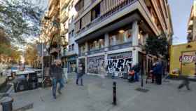 El antiguo Banc Expropiat, en el 181 de Travessera de Gràcia / Google Maps