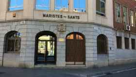 Exterior del colegio de los Maristas de Sants, donde trabajo el exprofesor que será juzgado por abusos y agresiones sexuales.