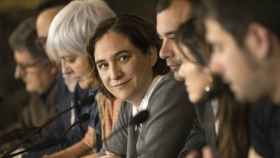 La alcaldesa de Barcelona, Ada Colau, en una rueda de prensa / EFE/Marta Pérez