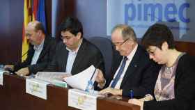 Acto de firma de la declaración en la sede de PIMEC en Barcelona / AJUNTAMENT DE BARCELONA