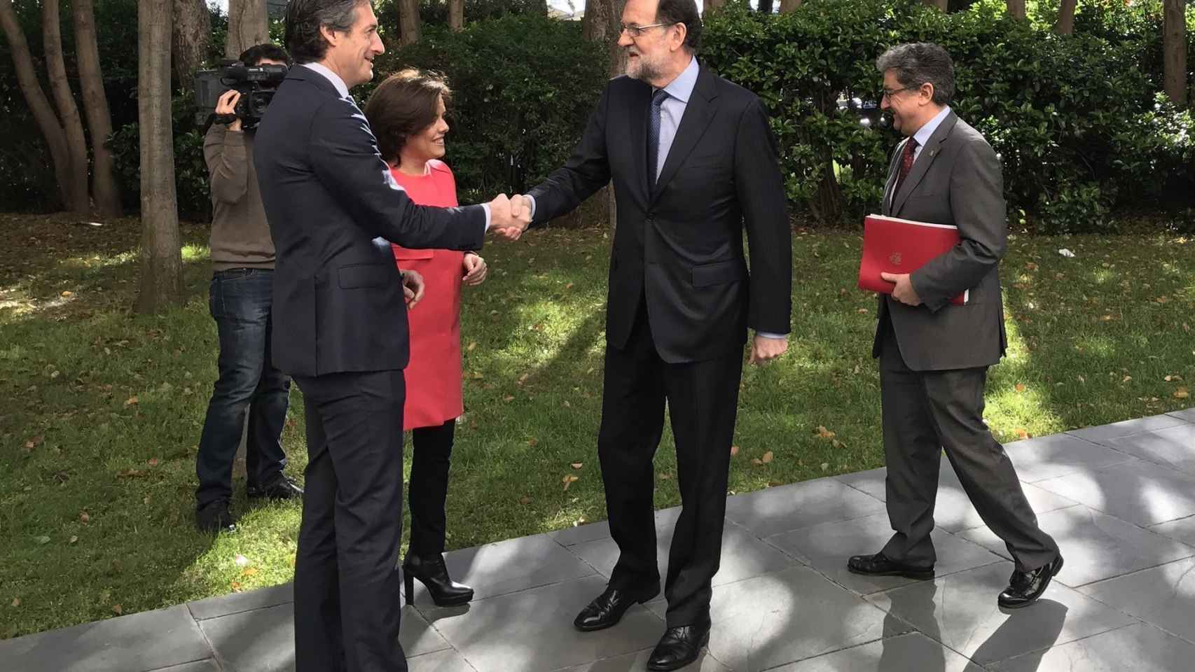 Mariano Rajoy recibido en Barcelona / Europa Press