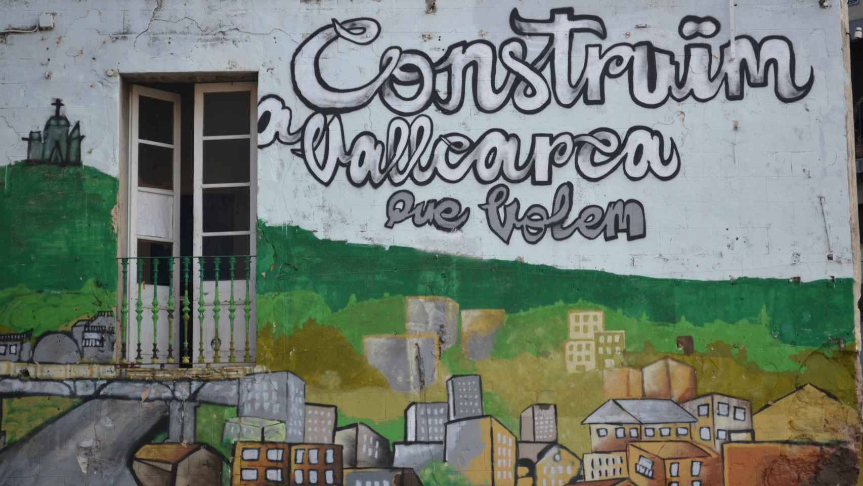 Mural reivindicativo de Vallcarca / XFDC