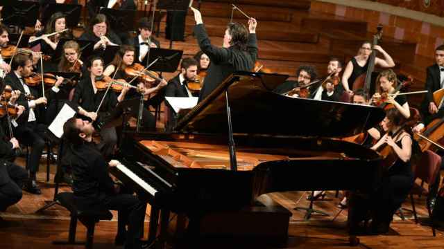 Levon Avagya durante su actuación en el Palau de la Música / Maria Canals- Oliver Adell