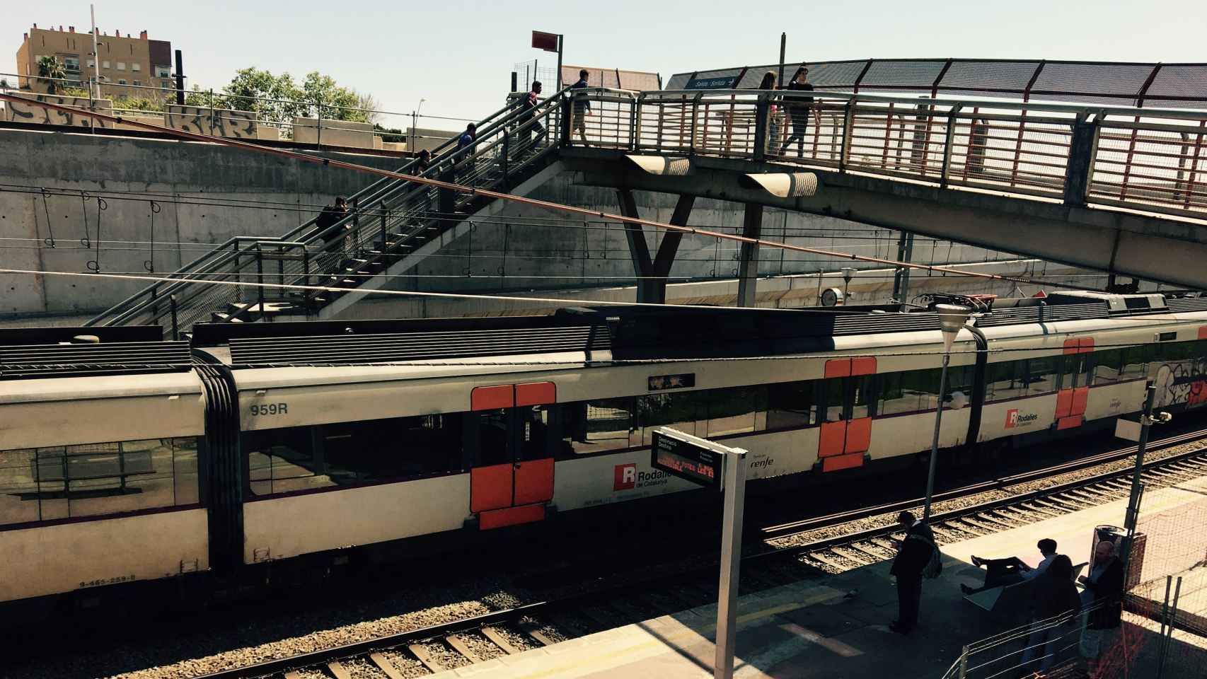 Estación de Sant Andreu Comtal (Barcelona), sin accesibiliad / DGM