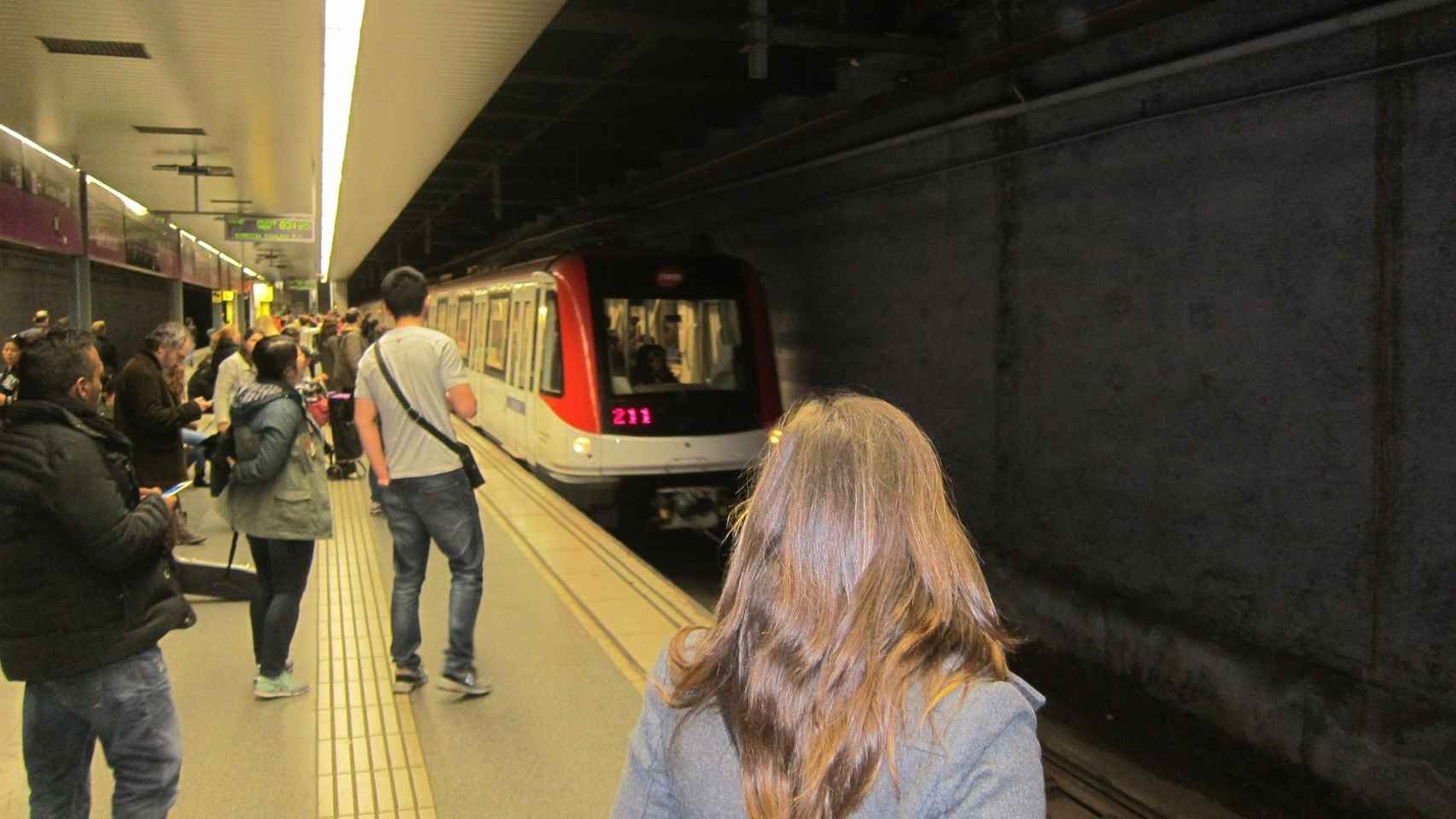 Anden de la línea 2 del Metro de Barcelona / EUROPA PRESS