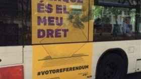 Campaña publicitaria en un bus de Barcelona / Europa Press
