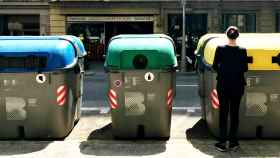 Contenedores de reciclaje en Barcelona / MS