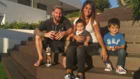 La familia Messi en una fotografía de Instagram