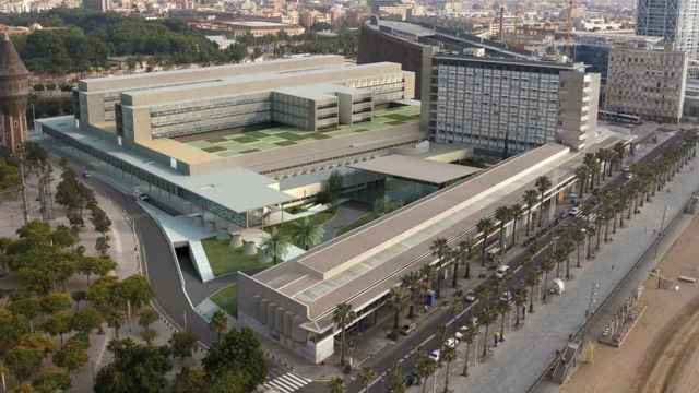 Aspecto del nuevo Hospital del Mar, donde este viernes se ha caído el sistema informático