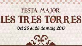 Cartel de la Festa Major Tres Torres