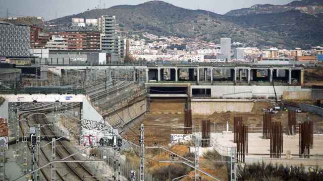 Las obras de la estación de La Sagrera  / ARCHIVO