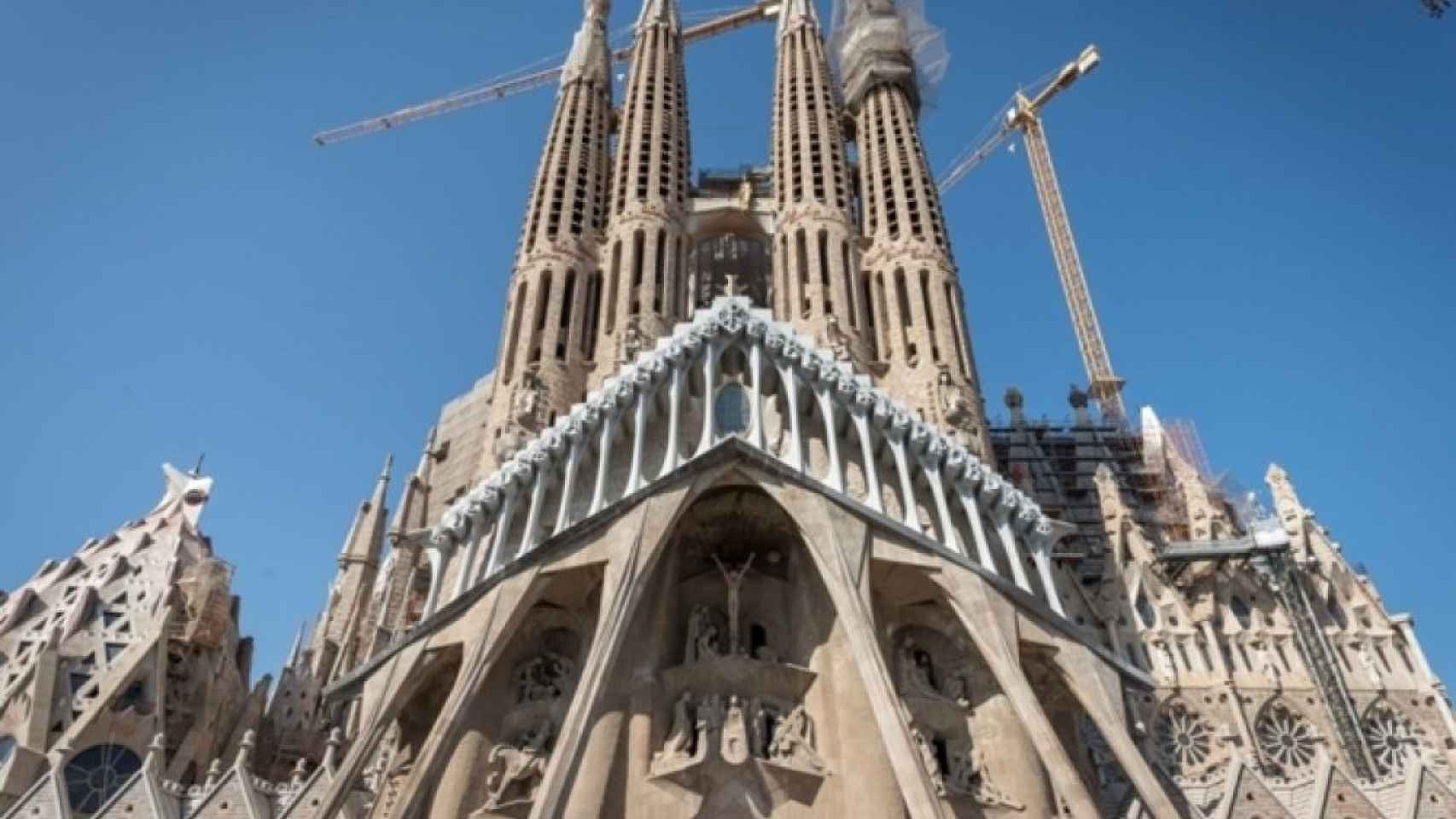 Fachada de la Pasión de la Sagrada Familia / EFE