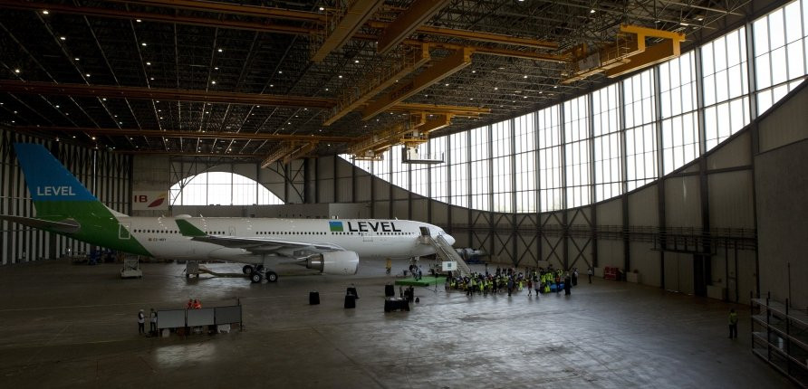 El Airbus A330 que usará Level en sus conexiones con Los Ángeles / EFE/Quique García