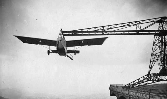 Inauguración del avión en 1928 / Tibidabo