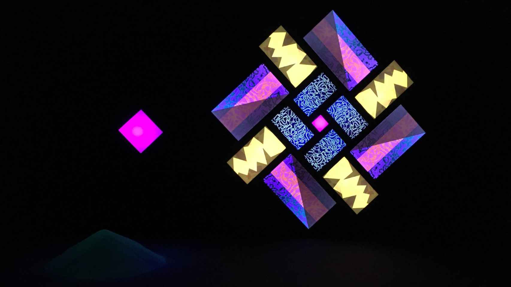 La exposición Brian Eno. Lightforms / Soundforms en el Arts Santa Mònica / A.V